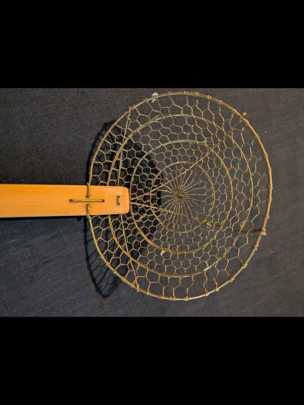 Vintage Wire Skimmer Spider Strainer Kitchen Tool - Picture 9 of 9